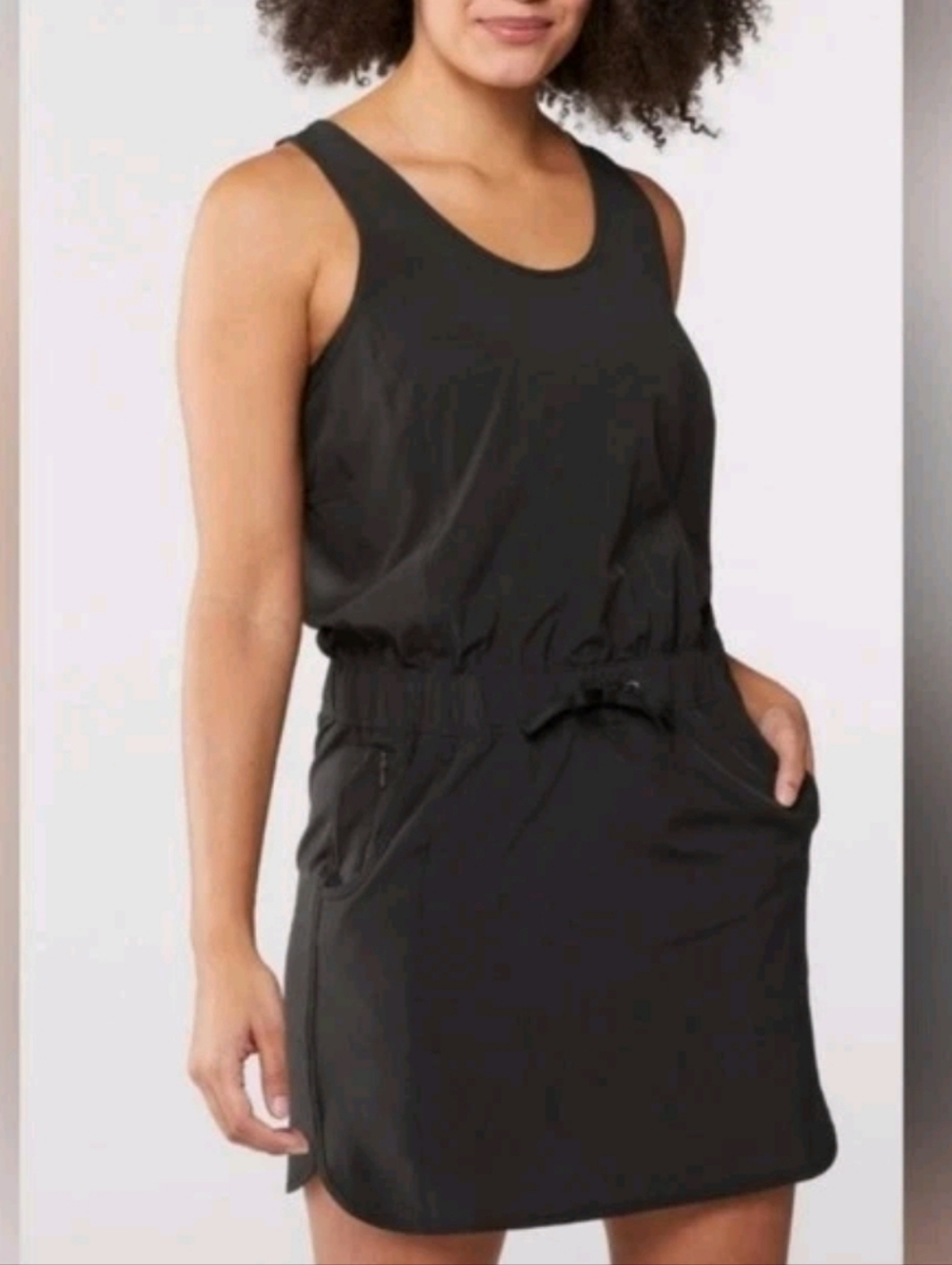 Patagonia Fleetwith Black Racerback Athletic Dress Women’s Sz Medium